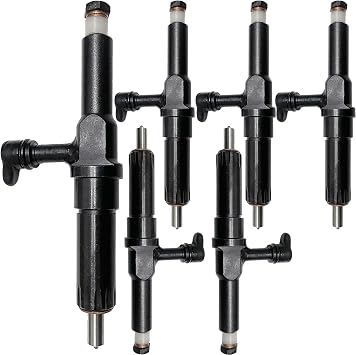 6-SET Fuel injector 1-15300389-1 1153003891 Compatible with ISUZU 6HK1 Engine