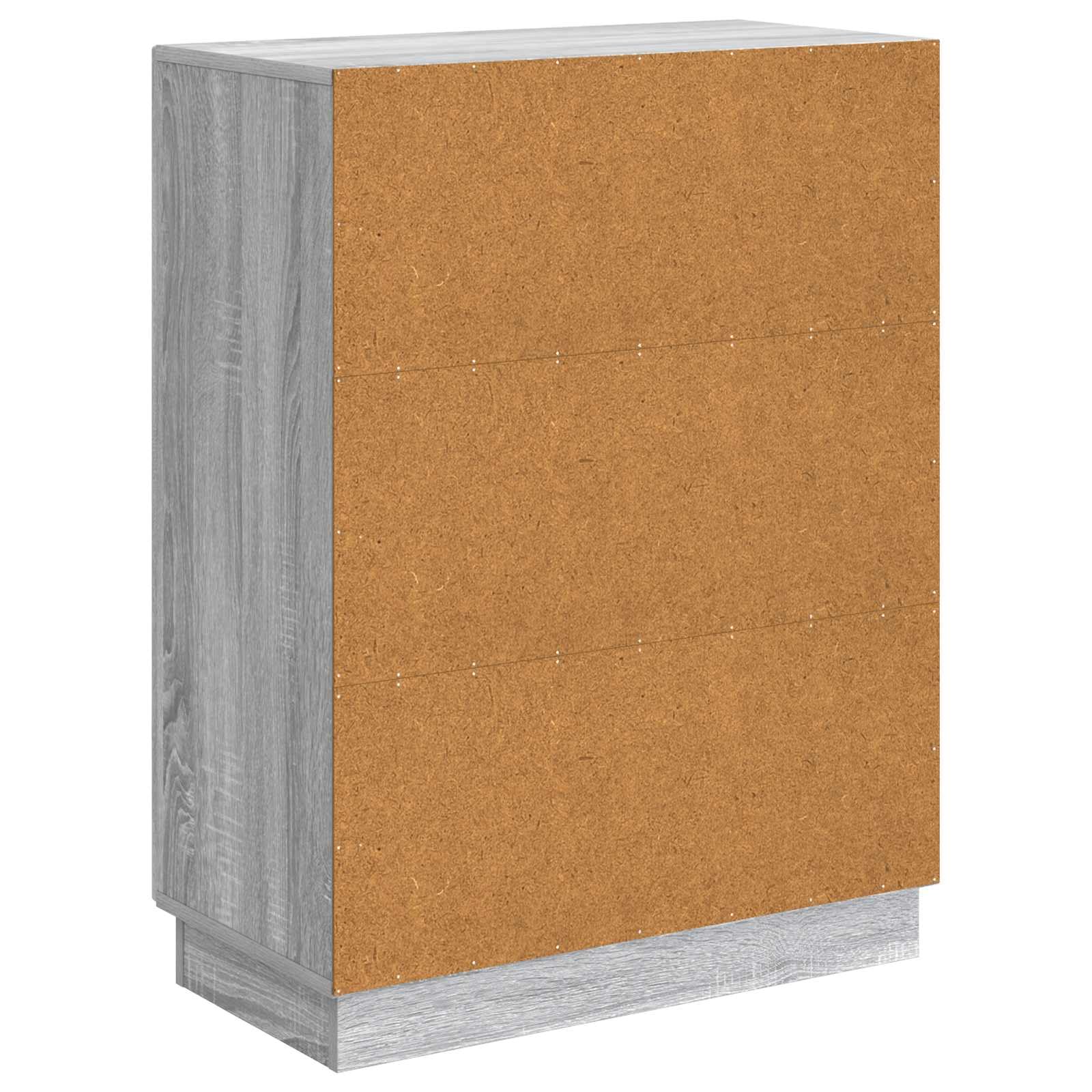 Credenza grigio sonoma, 66 x 34,5 x 87 cm, comò in legno
