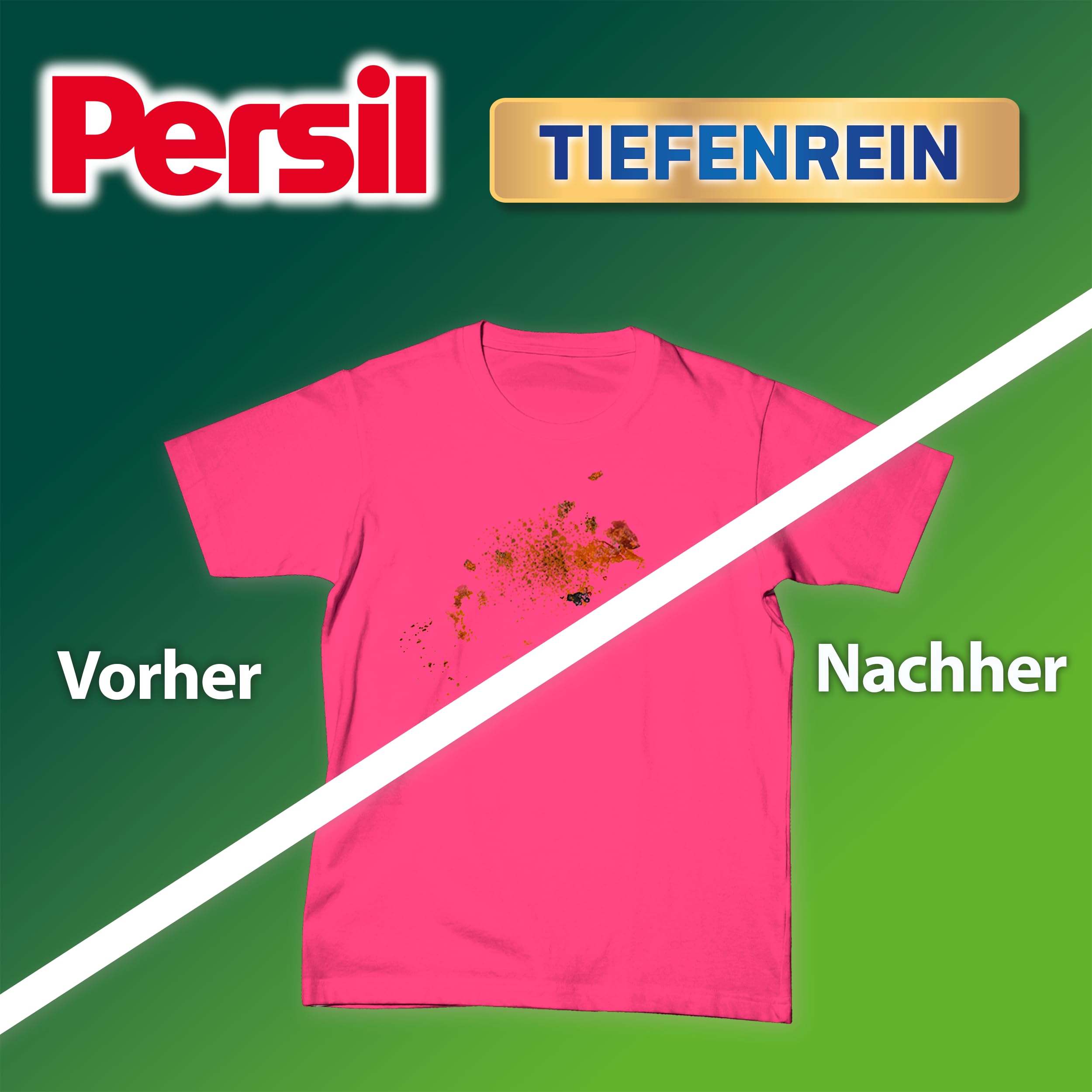 Persil 4in1 Color DISCS (100 Waschladungen), Waschmittel mit Tiefenrein-Frische, Colorwaschmittel für reine Wäsche und hygienischer Frische für die Maschine