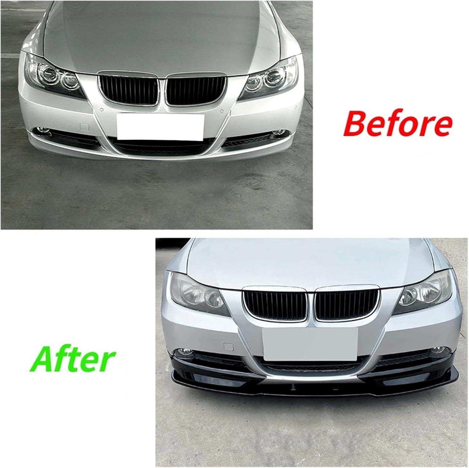 BMW 3 シリーズ E90 E91 LCI フェイスリフト フロント バンパー リップ