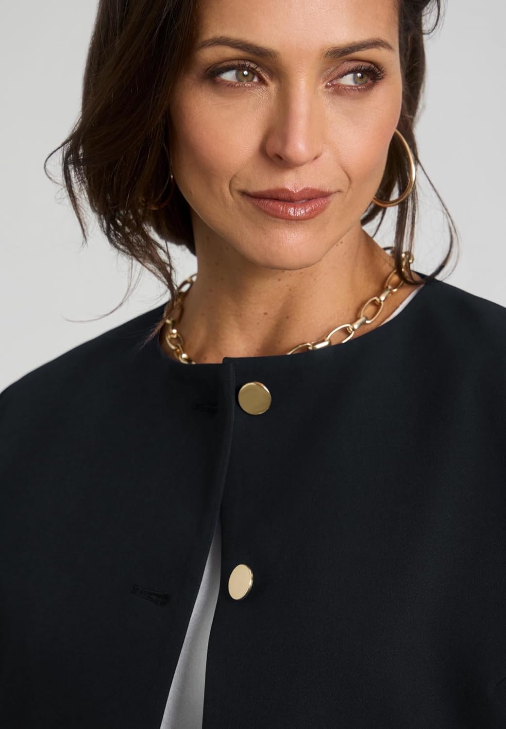 Jessica London Women's Plus Size Bi-Stretch Lady Jacket