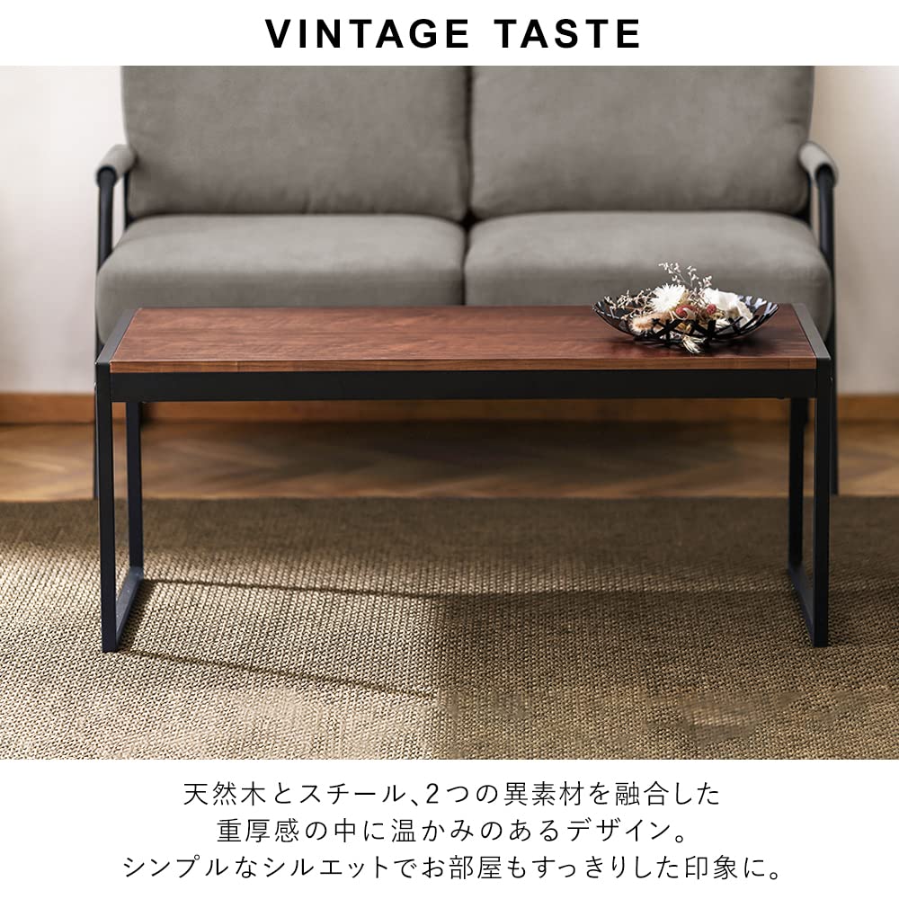 Amazon.co.jp: アイリスオーヤマ 幅100×奥行き50cm ウォールナット