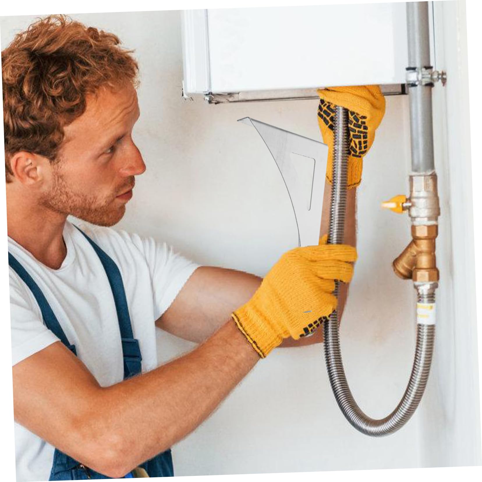 jojofuny Calentador Fácil para Agua Soporte Acero Eléctrico de Inoxidable Diseño Compacto Instalación y Adecuado para Baños Pequeños y Espacios Reducidos