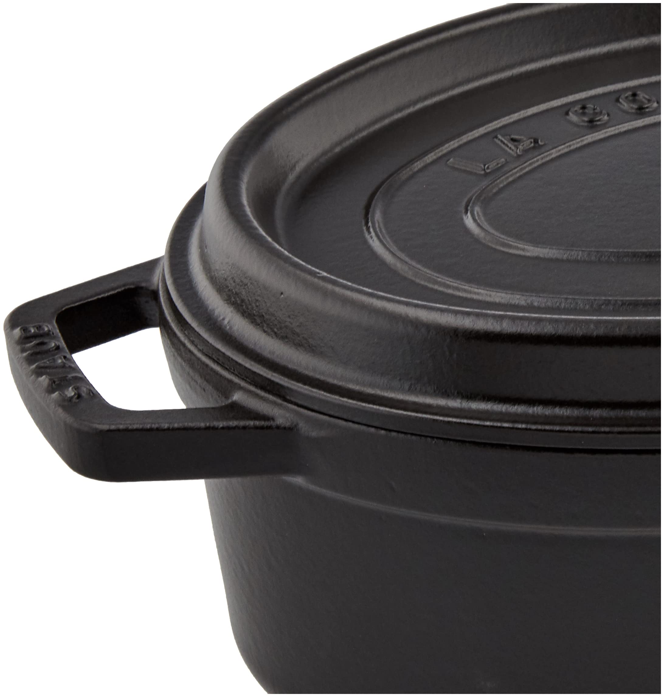 STAUB LA COCOTTE ストウブ鍋　ブラック オーバル　27 Amazon｜staub ストウブ 「 ピコ ココット オーバル ブラック