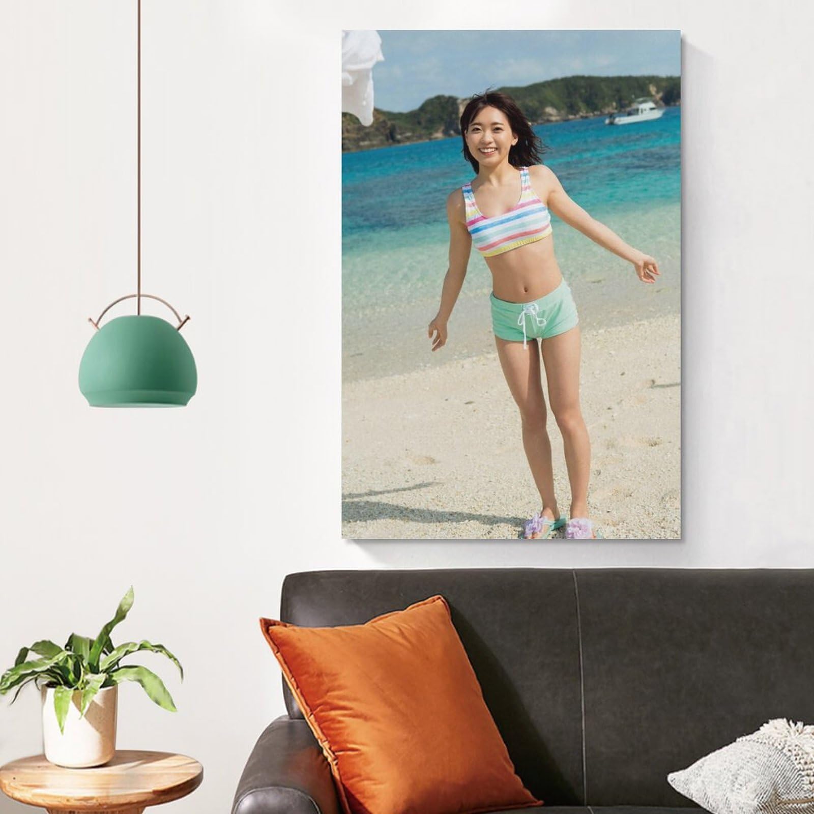 Amazon.co.jp: 斉藤朱夏水着セクシー写真絵画ポスター アートパネル