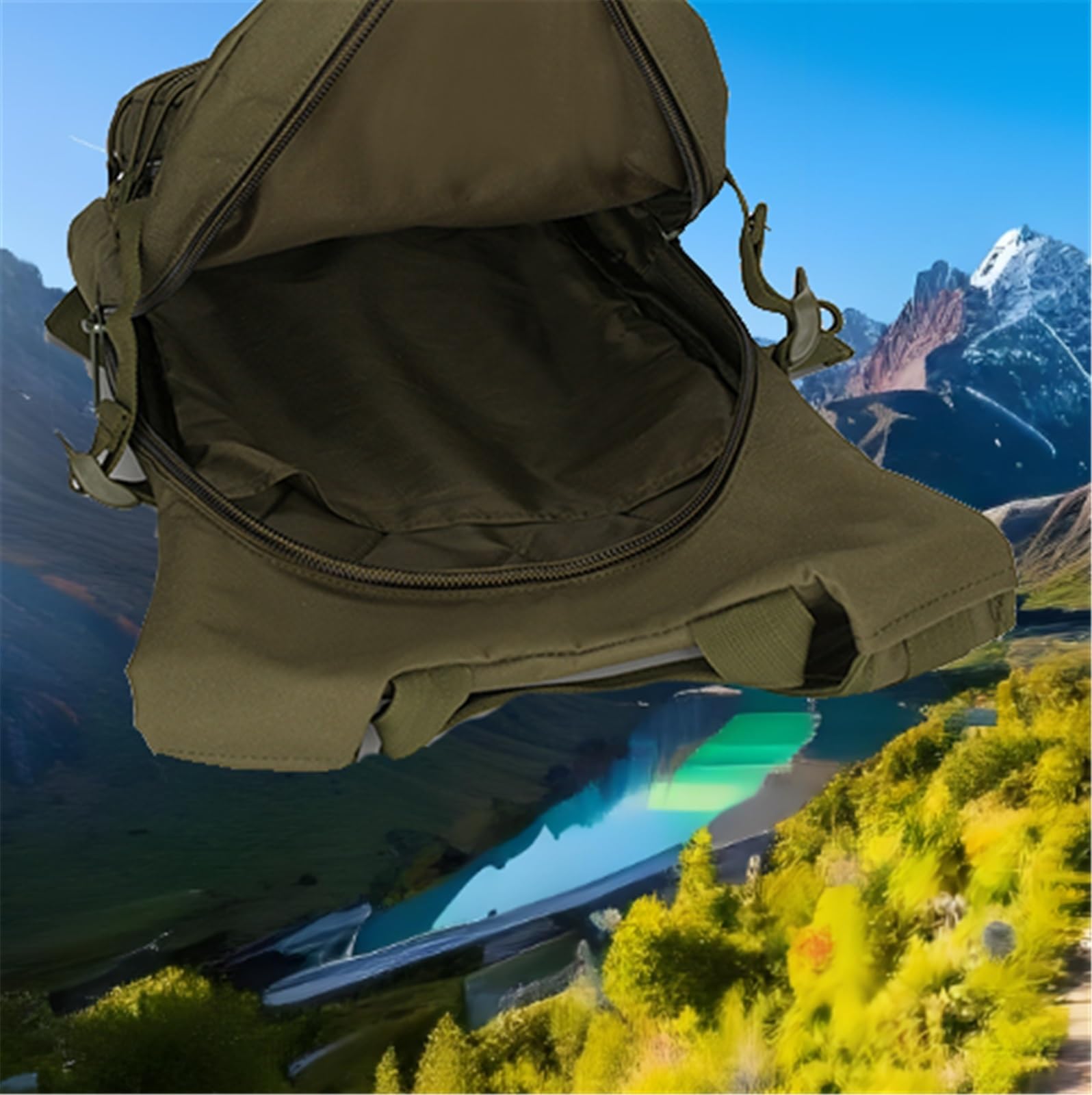 Plecak Szturmowy Dla Mężczyzn I Kobiet, Mały 15l Wodoodporny Oxford Army Oddychający Wodoodporny Plecak, Plecak Kempingowy Sportowy Turystyczny Bug Out, Do Trekkingu, Pieszych Wędrówek(Black)