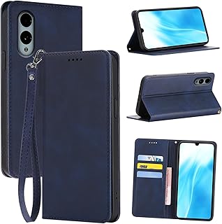 対応 Arrows We2 F-52E 用の ケース 手帳型 Arrows We2 F-52E FCG02 用の ケース手帳型 We2 F-52E 用の 手帳型ケース カバー puレザー 耐摩擦 耐衝撃 全面保護 マグネット式 スタンド機能 カード収納 手触りが良い【内側の黒いTPU】スマホケース スマホカバー(arrows we2 F-52E 用の カバー 手帳型) (ブルー)