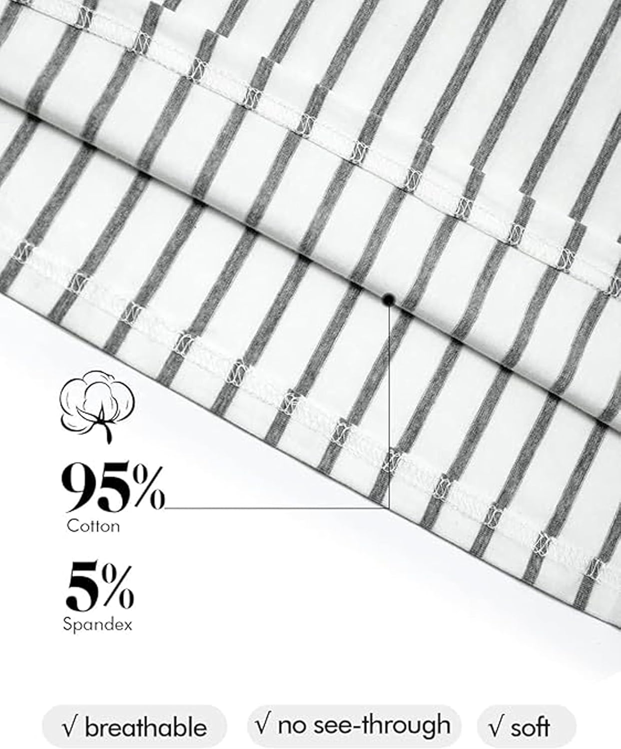 Ecavus Womens Maternity Tank Dress Stripe Color Block Sleeveless Knee Length for Baby Shower - Image 5