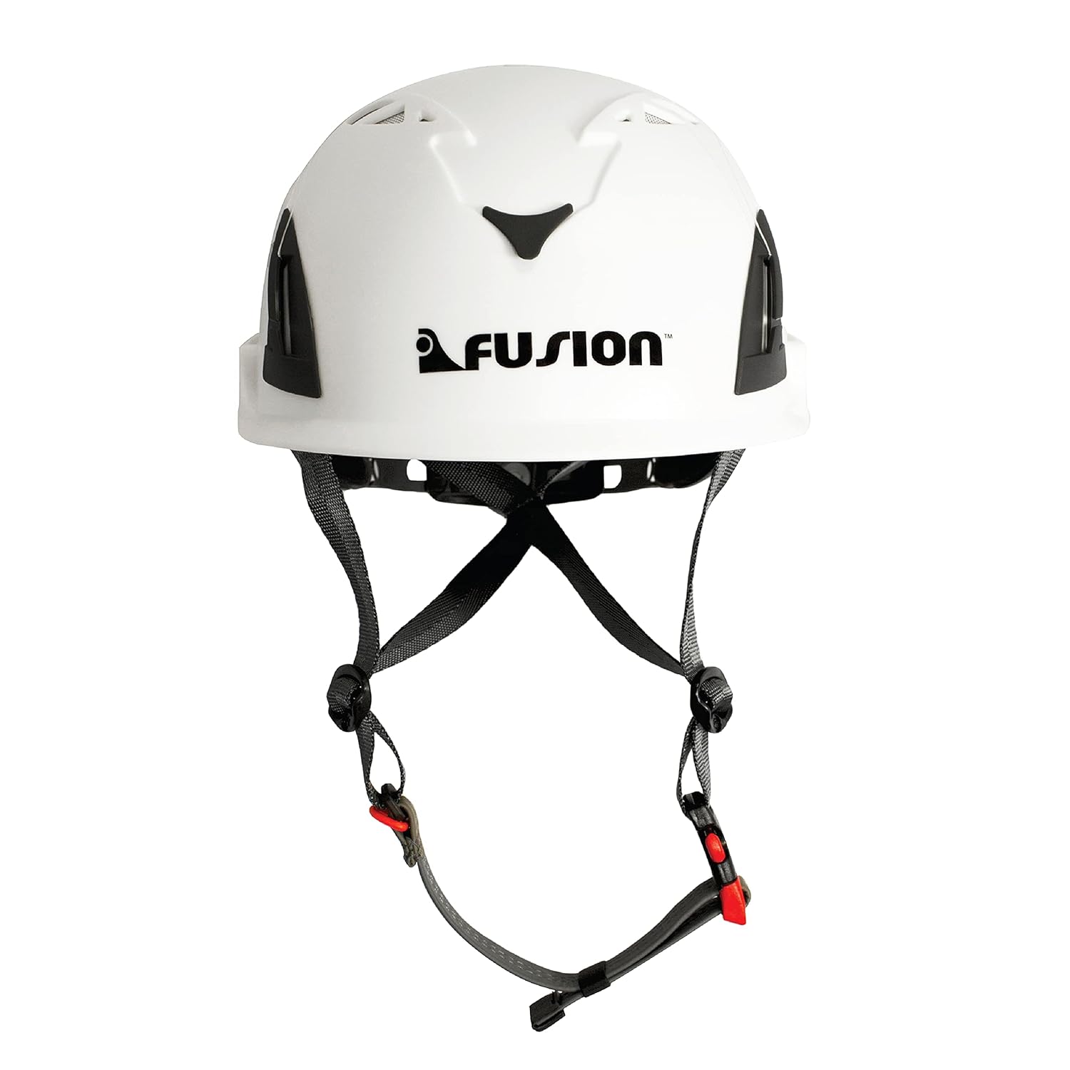 Fusion Meka Industrial Safety Adjustable Helmet, Suspension Helmet for Construction (White)