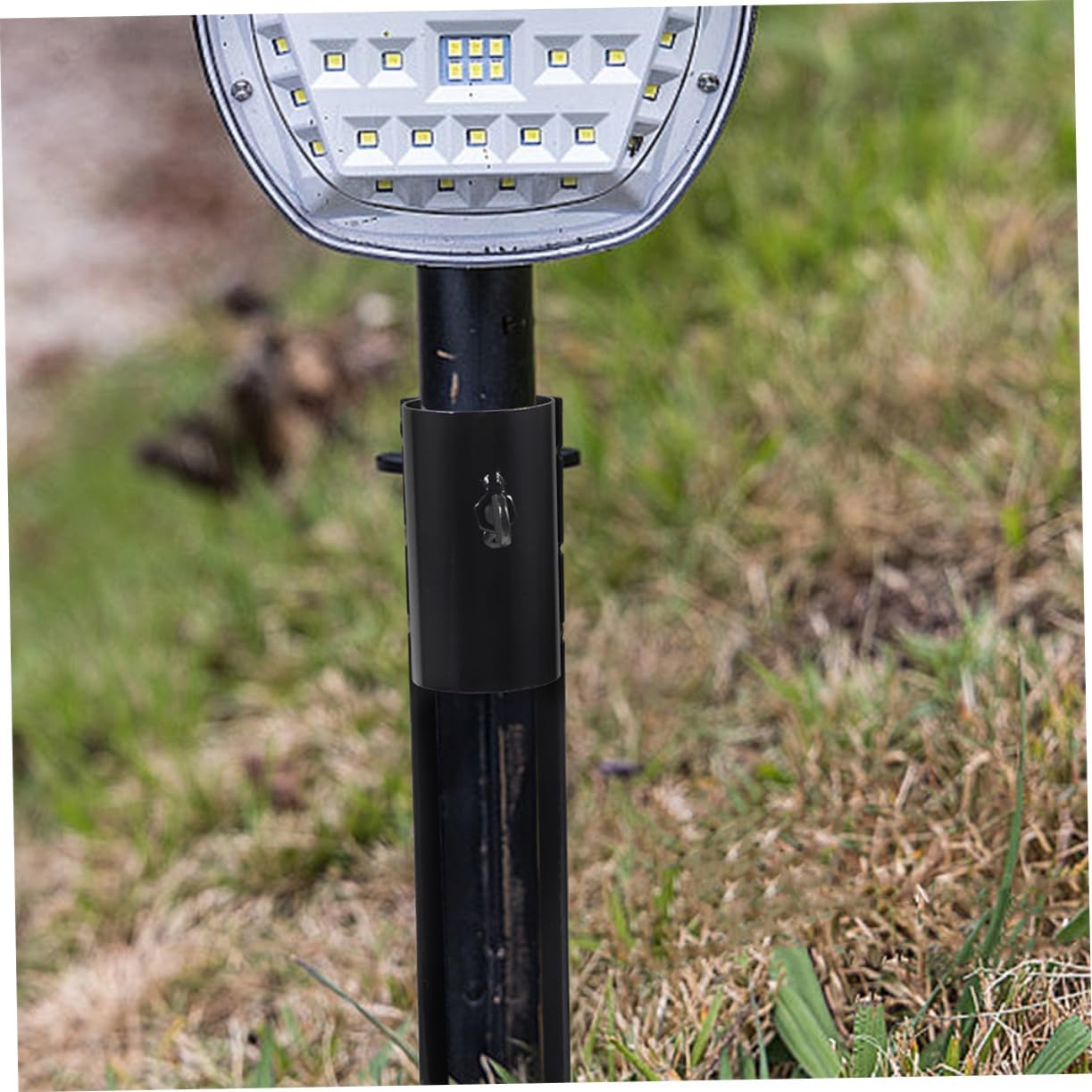 4Pcs Garden Stakes for Outdoor Lights Reinforced Metal Ground Spikes Accessories for Solar Light Installation Durable and Weatherproof for Landscape Decor