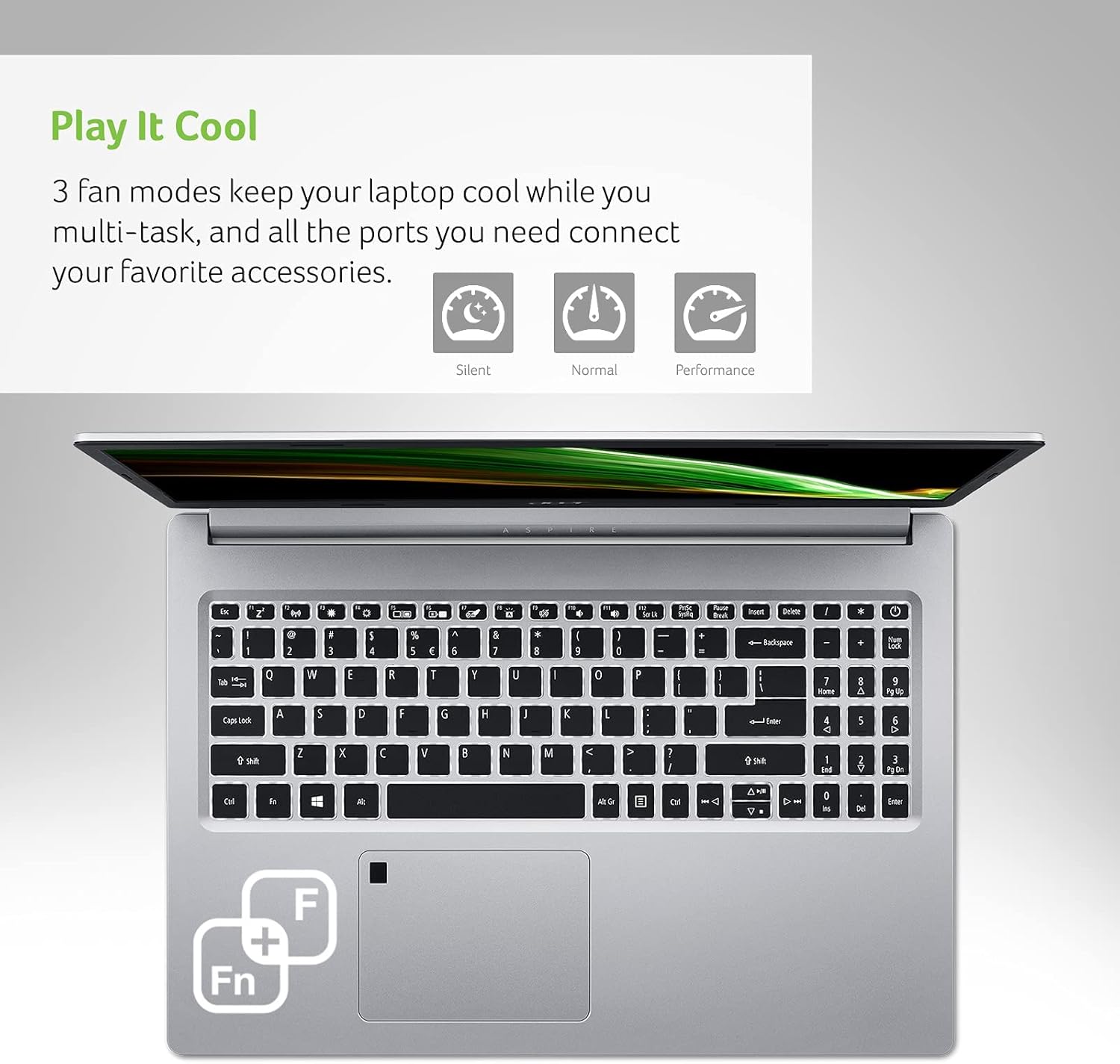 2023 Newest Acer Aspire 5 Laptop, 15.6" FHD IPS Display, AMD Ryzen 3 3350U Processor, 8GB DDR4 RAM, 256GB PCIe SSD, WiFi6, Backlit Keyboard, Fingerprint Reader, Amazon Alexa, Windows 11 Home in S mode
