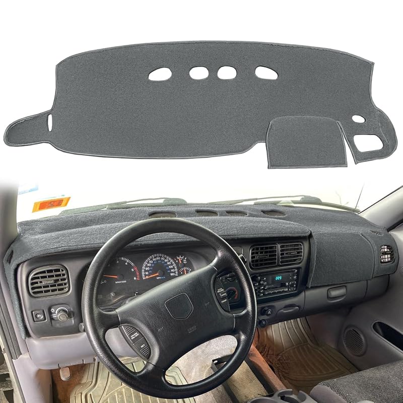 Capa para Painel Sob Medida Dodge Dakota e Durango, Carpete Cinza-Escuro K302