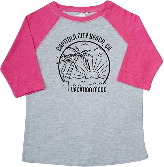 inktastic Summer Vacation Mode Capitola City Beach California Toddler TShirt