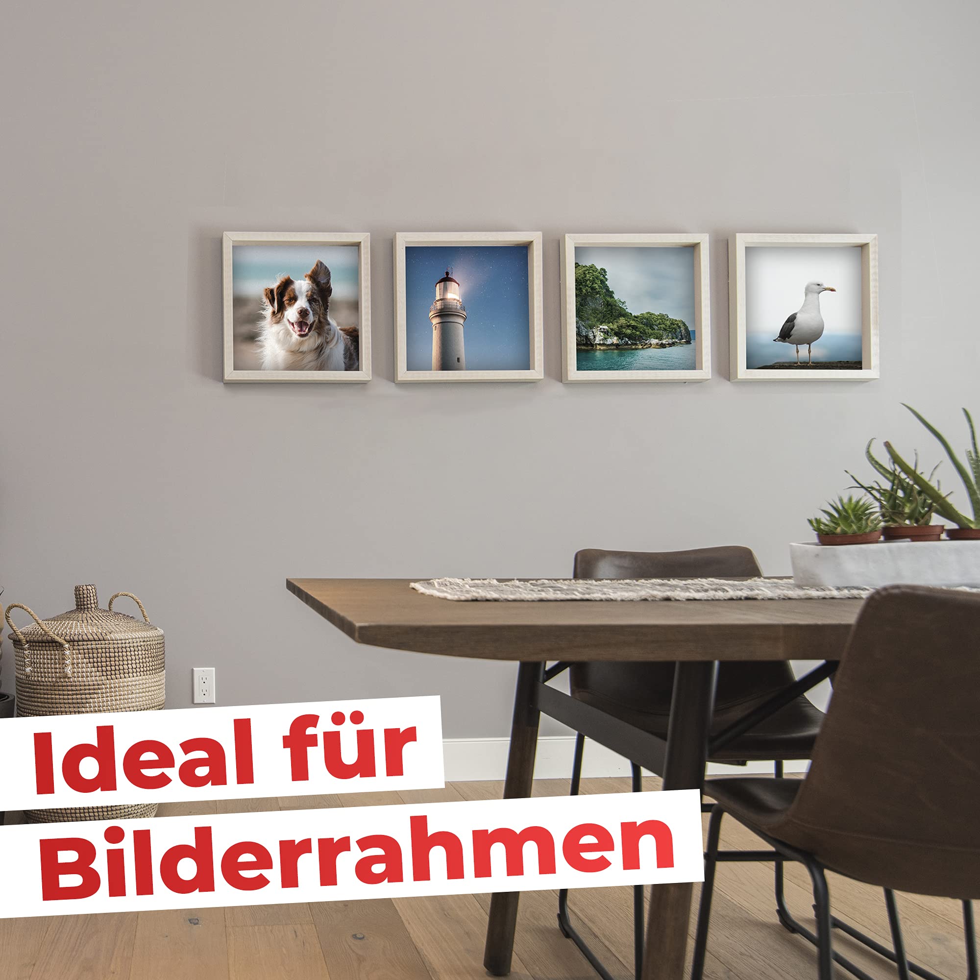 RIKAMA® - 100 Chiodi in Acciaio Temprato per Cemento, Mattoni, Gesso e Legno - Made in Germany (Argento Con Supporto, Mix di 100)