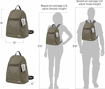 Amazon.co.jp: [Travelon] バックパック。 トラベロン 盗難防止
