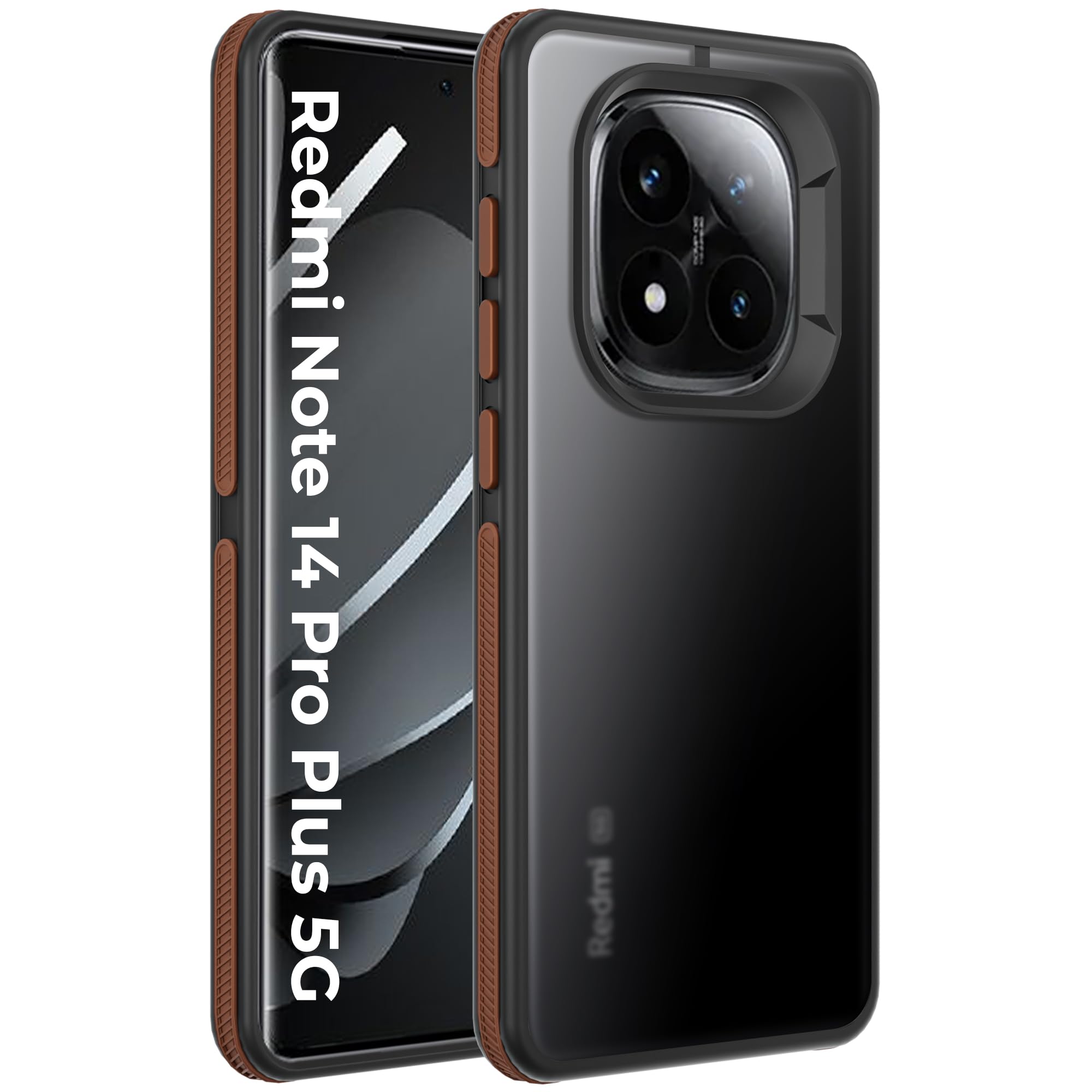 A rtistque Frosted Ultra Matte Back Cover Case for Redmi Note 14 Pro - Image 1