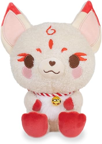 Miniatura 8 de Cuddle Barn PlushGoals - Mina The Maneki Neko - Juguete de peluche suave kawaii, 6 pulgadas