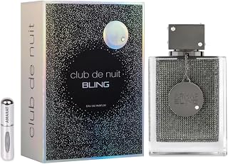 Armaf Club de Nuit Bling Eau de Parfum 75ml, Perfume Árabe Unisex de Larga Duración, Incluye Atomizador 5 ml, Fragancia de Lujo con Notas de Cítricos, Prisma Floral y Maderas Aterciopeladas (Bling)