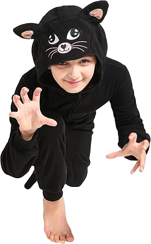 Miniatura 8 de Wizland Disfraz de vaca para niños, disfraz de vaca para niños, disfraz de vaca de una pieza, unisex, traje de animal para niños, talla 6-8