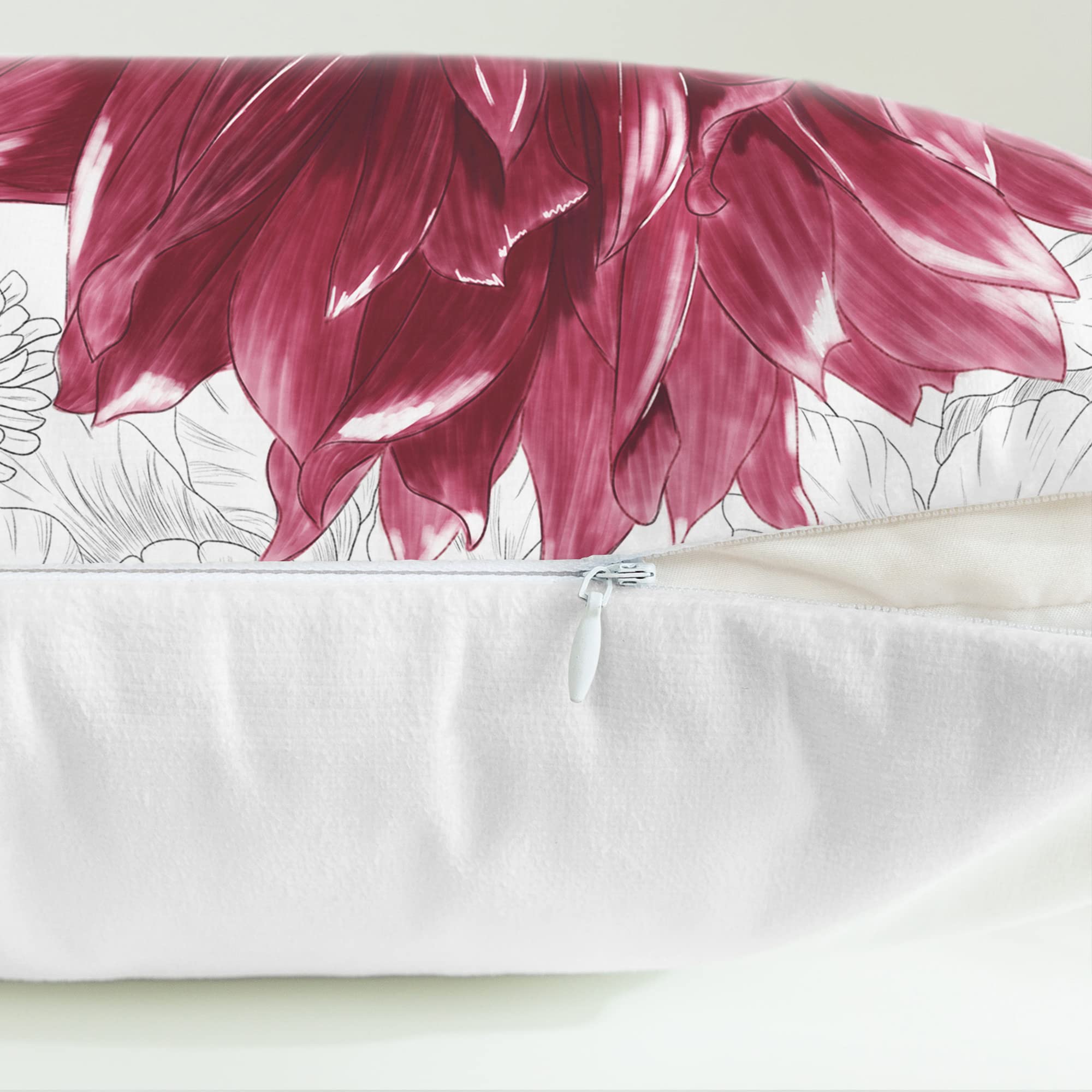 CaliTime Kissenbezüge Pack Mit 2 Stück – Fleece, Aquarell-Design, 45x45 Cm, Versteckter Reißverschluss – Lila