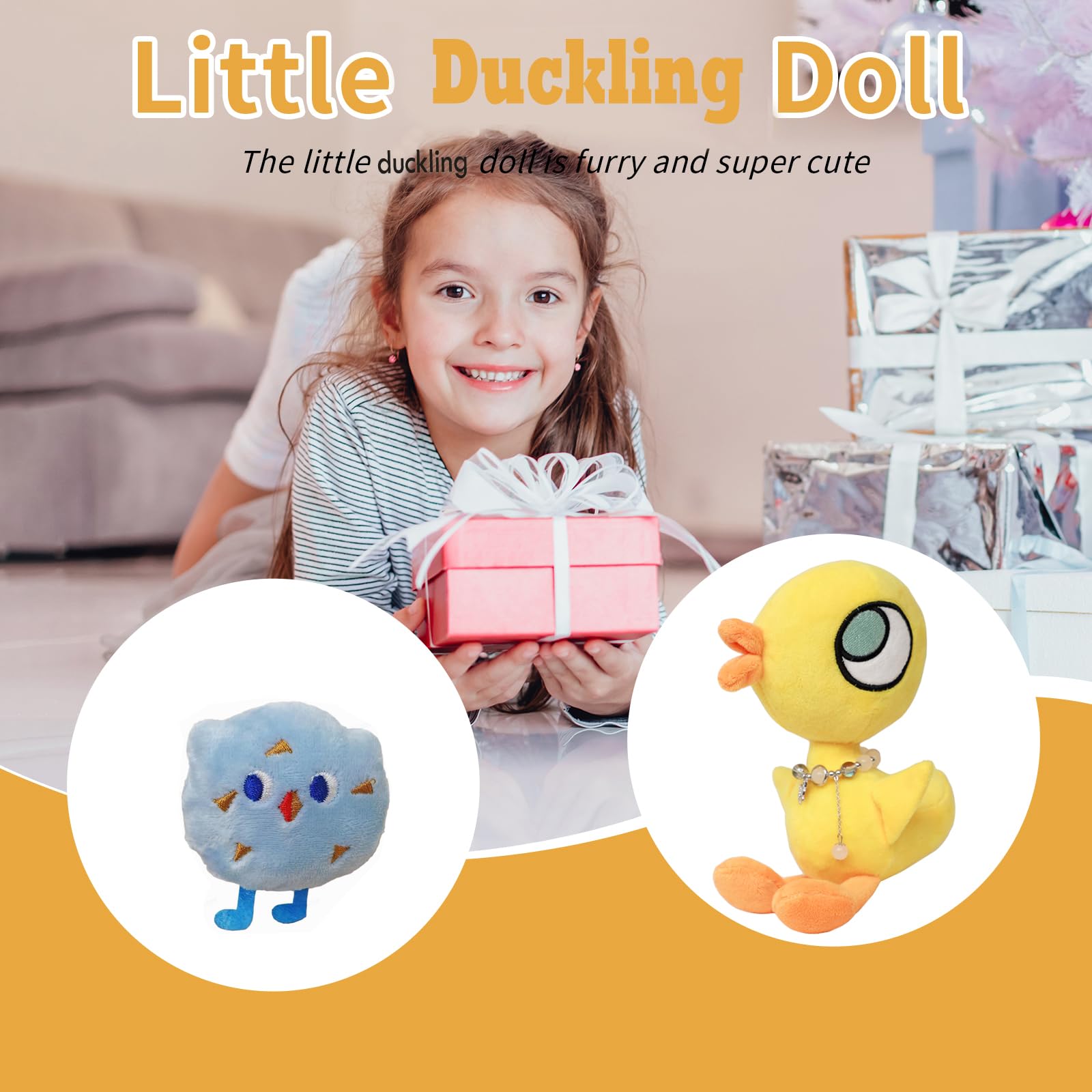 Little Ducking Stuffed Animal Gets Cookie for Mo Willems Pigeon Books Series Duck Plush, Yellow Cute Duck Pillow Toy Book Characters Plush for Classroom, 9.25in - Image 7