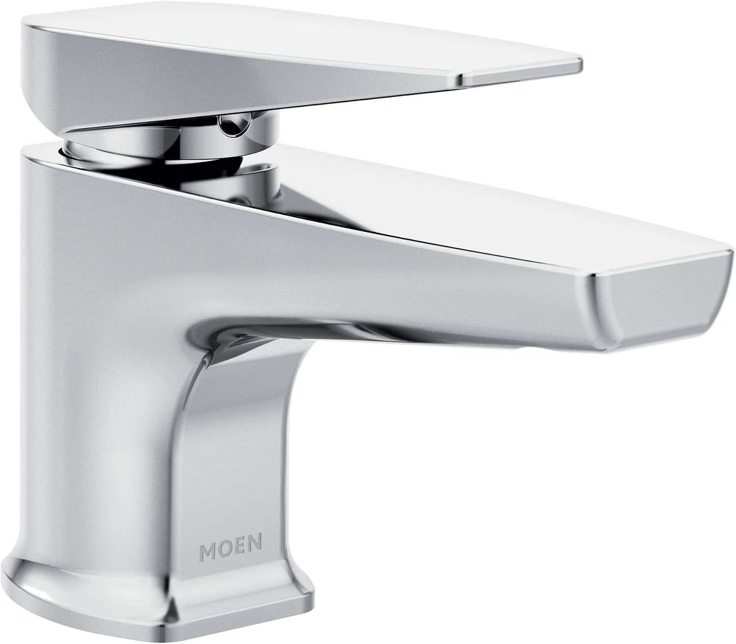 Moen S8001 Via Collection One-Handle Low Arc Bathroom Faucet, Chrome