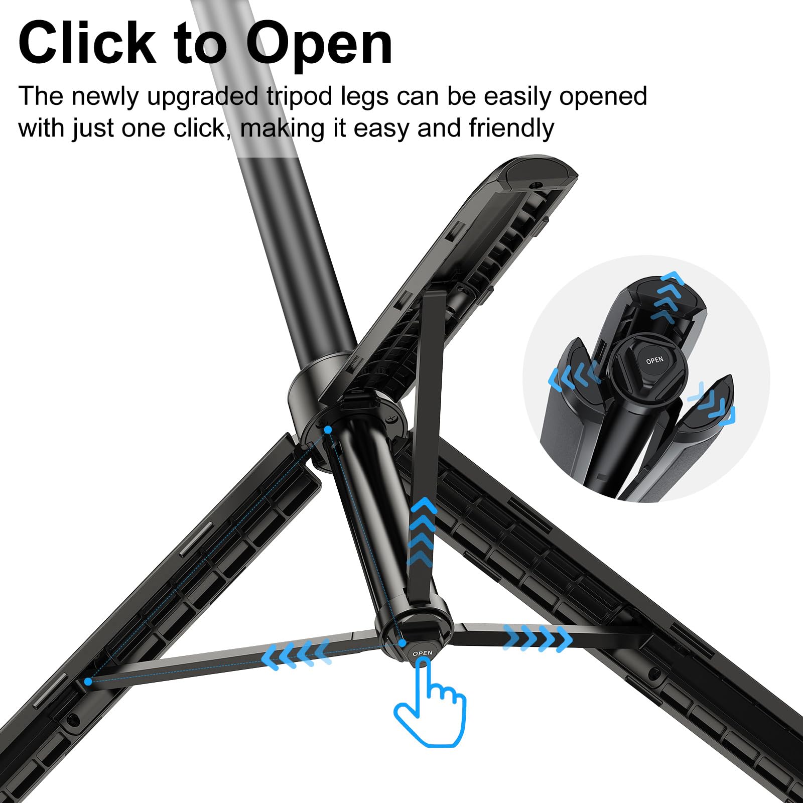 Trípode extensible para selfie de 1,4 m para cámara de acción, materiales de aleación de aluminio, soporte de cámara 2 en 1 para fotos de grupo/vlogging/transmisión en vivo para Insta360/GoPro