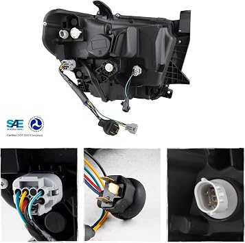 AKKON - For 2014-2021 Toyota Tundra Full LED Headlights Black