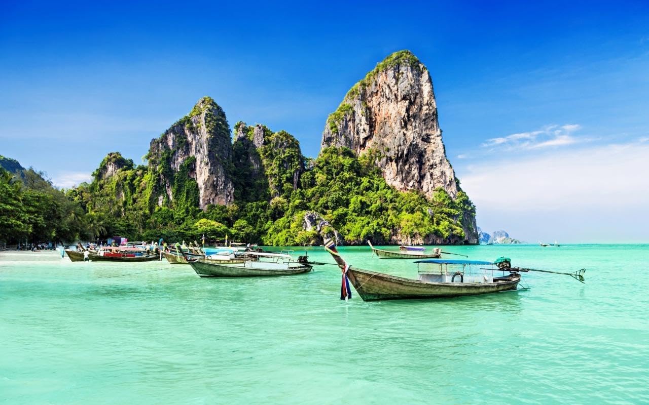 1000 piece Puzzle for Adults Jigsaw Puzzles PHUKET THAILAND SKYLINE GLOSSY POSTER PICTURE PHOTO PRINT island beach view A047 Challenging Puzzles for Friends Family