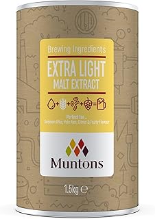 Muntons Brewing Ingredients - Malt Extract Extra Light - Elevate Your Brewing with Crisp Flavours (1.5 kg | 3.3 lb)