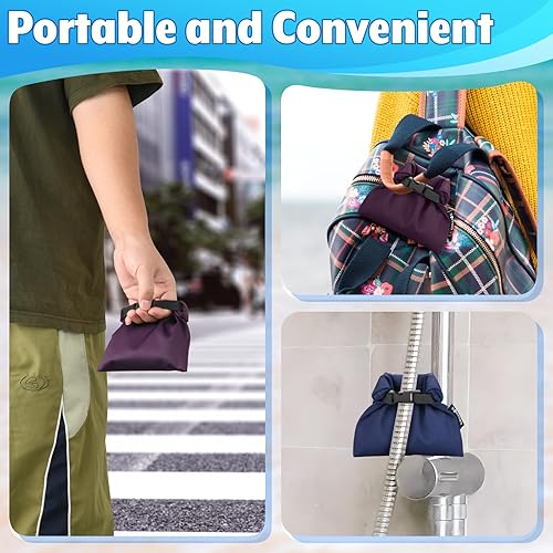 Miniatura 6 de Cosmos 4 bolsas secas impermeables, mini bolsa impermeable portátil, bolsa de almacenamiento pequeña enrollable para viajes al aire libre, kayak,