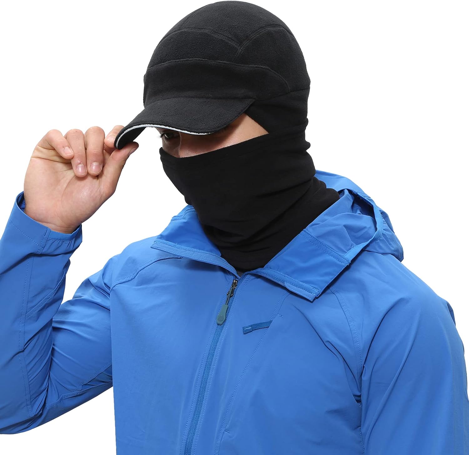 TrailHeads Men's Gift Set - Fleece Ball Cap with Drop Down Ear Warmer and Microfleece Neck Warmer/Gaiter