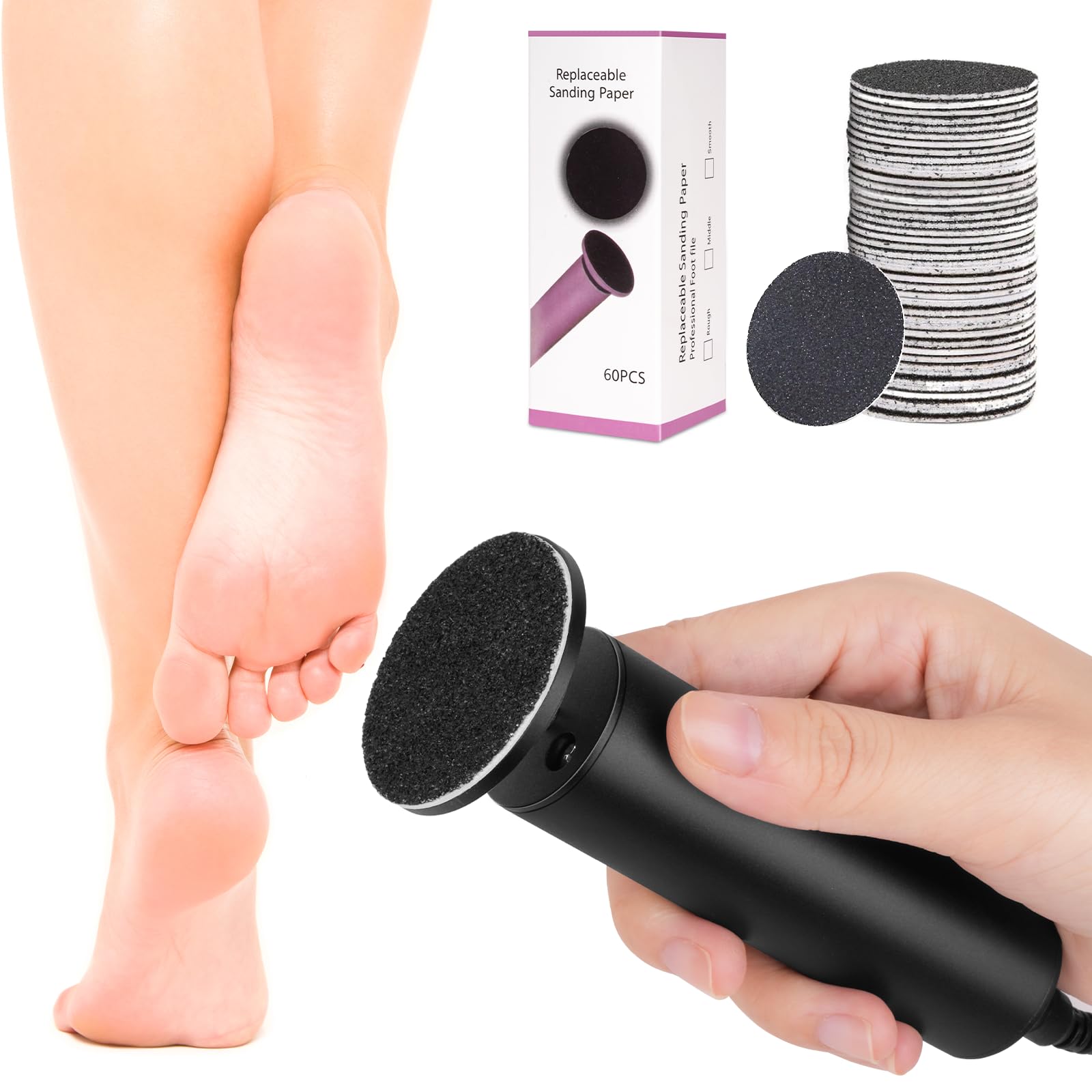 Amazon.com : Electric Foot File and Callus Remover,Professional ...