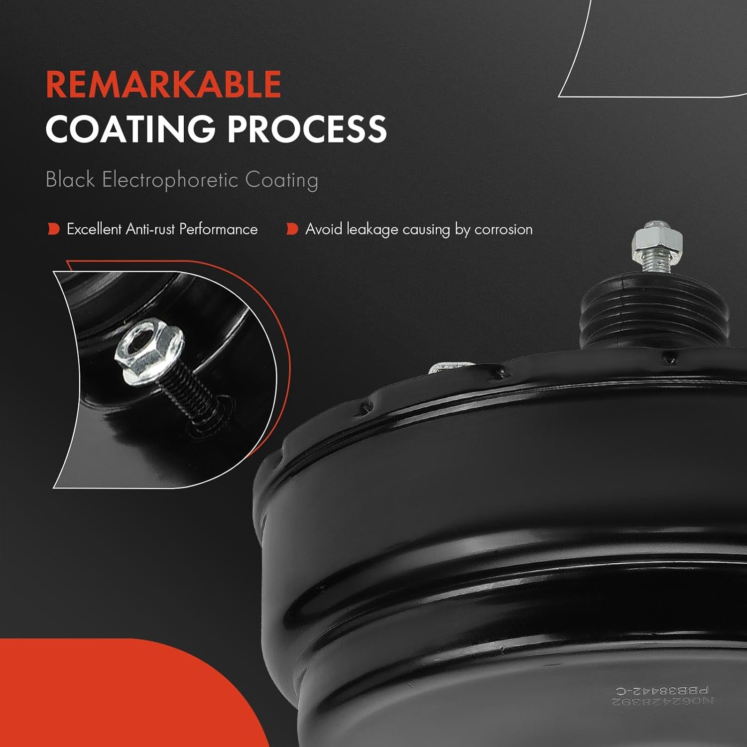 A-Premium Vacuum Power Brake Booster Compatible with Chevrolet W3500 Tiltmaster 2002-2009, W5500 Tiltmaster 2002-2003 & GMC W3500 Forward 2002-2008, W5500 Forward & Isuzu NPR 2002-2013, NQR, Reach