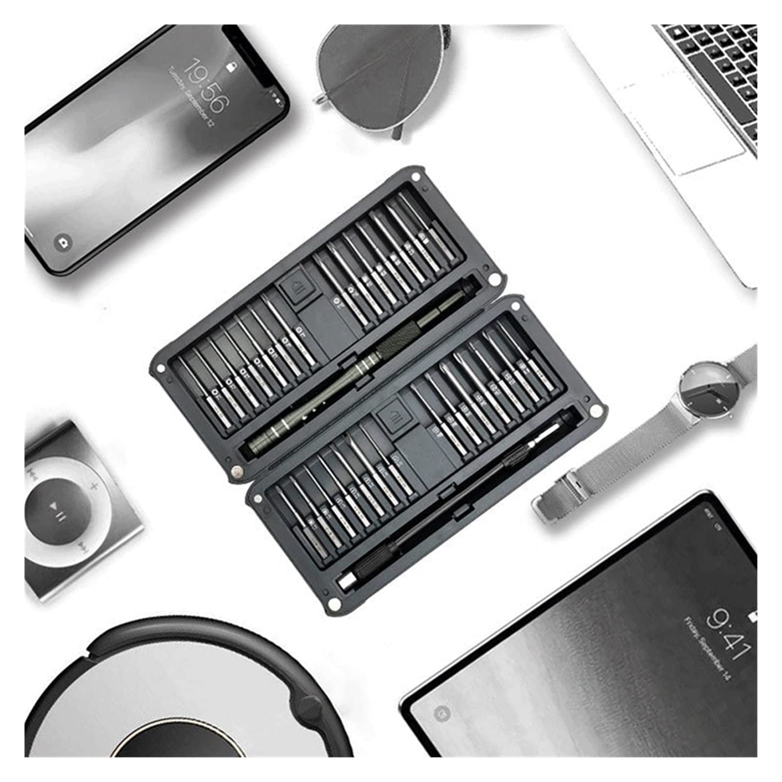 Set di cacciaviti di precisione, Set di Punte per cacciaviti magnetici, Kit di Strumenti per la Riparazione di dispositivi elettronici per la casa e per telefoni cellulari