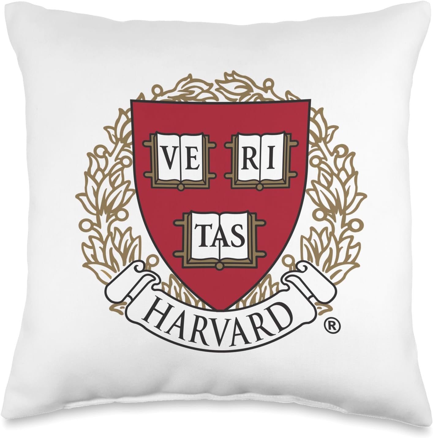 Harvard University Crimson | Official NCAA Merch | NCAFHRV05 Throw Pillow