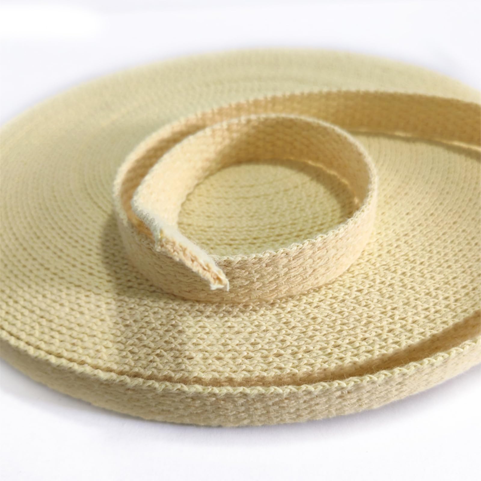 Fire Props Maker Material Flow Juggling Art Sideshow Performer Fire Poi Fire Sword 3/4 '' Aramid Webbing 19 * 3 mm Pure Kevlar Wick - Lunghezza 2,9 m.