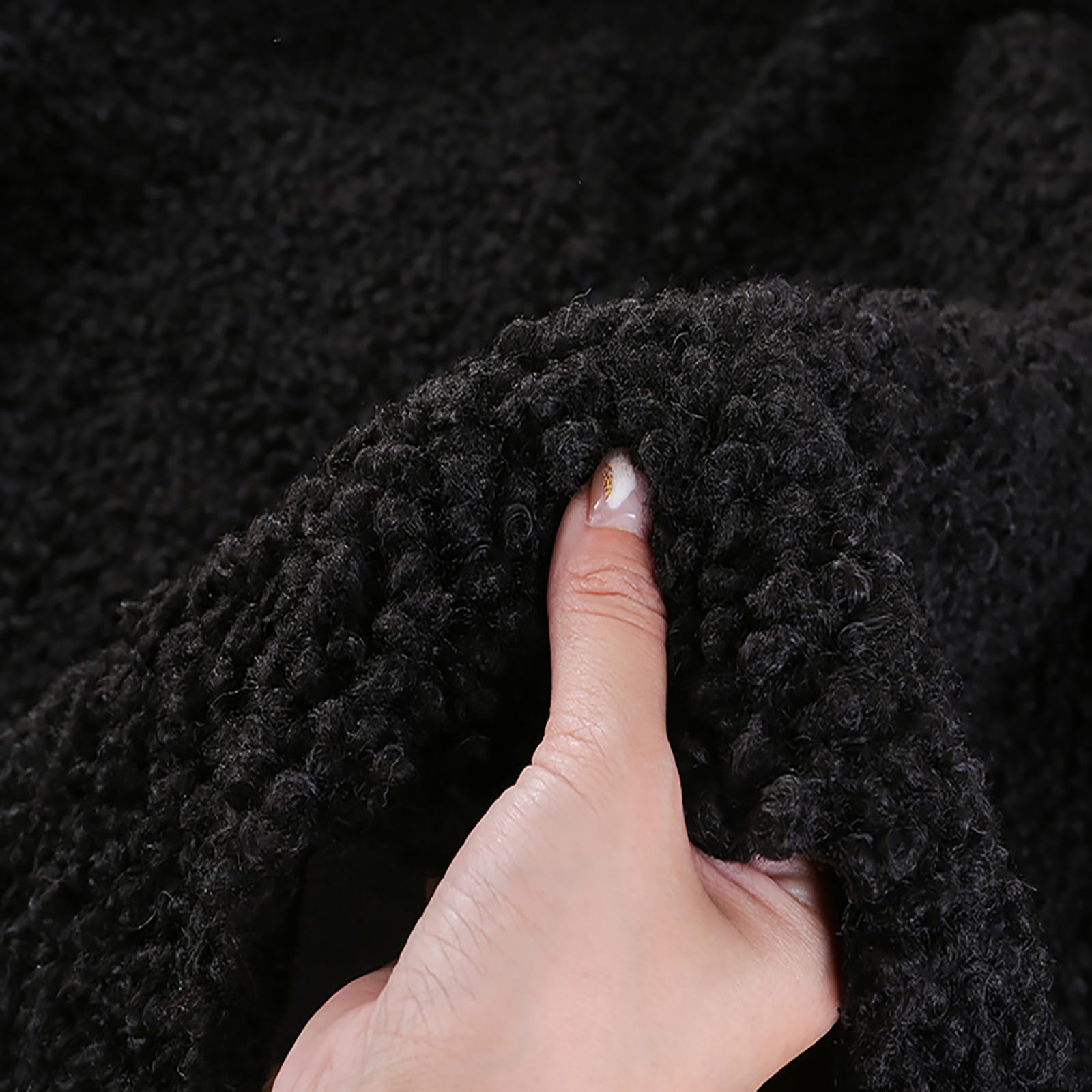 Amazon.com: Long Pile Sherpa Fleece Fabric for Crafts 63x19in