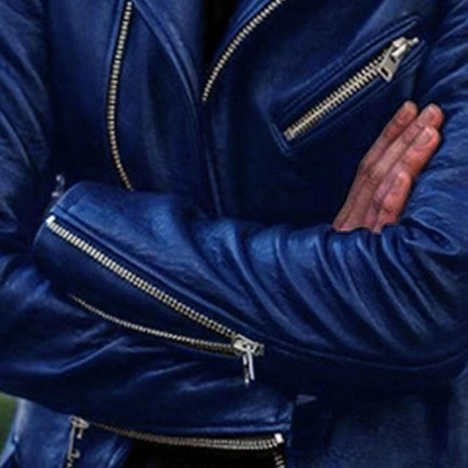 Women's Slim Fit Fashion Zip Up Biker Jacket Faux Leather Lapel Outdoor Jacket Comfort PU Motorcycle Coats
