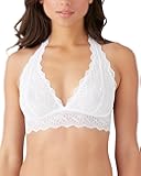 Womens Inspired Eyelet Unlined Halter Bralette, 910319