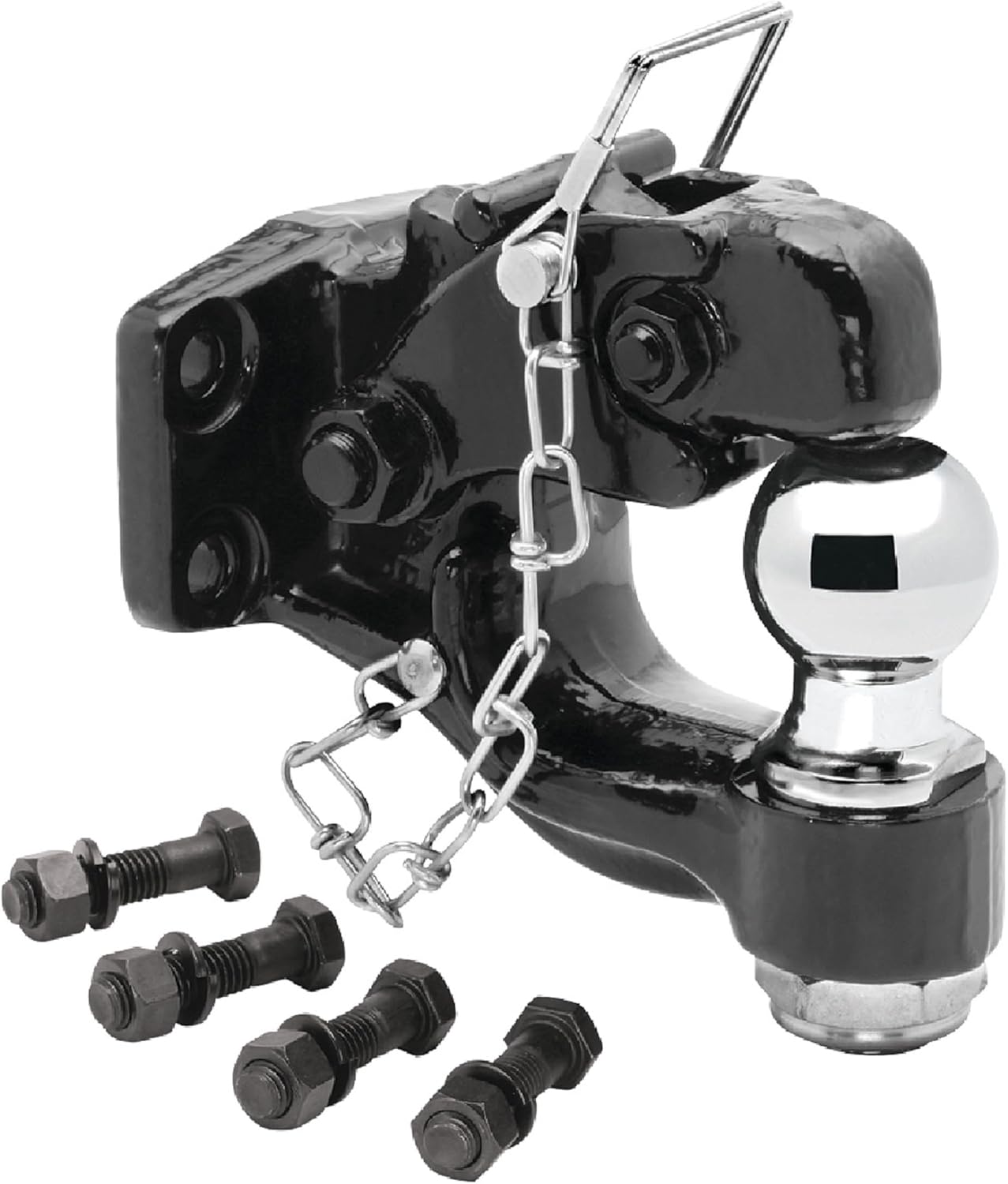 Draw-Tite 6301220 Pintle Hook & Ball Combination, Bolt-On, 16,000 lbs. Capacity Hook, 2-5/16 Inch Diameter Ball, 14,000 lbs. Capacity Ball