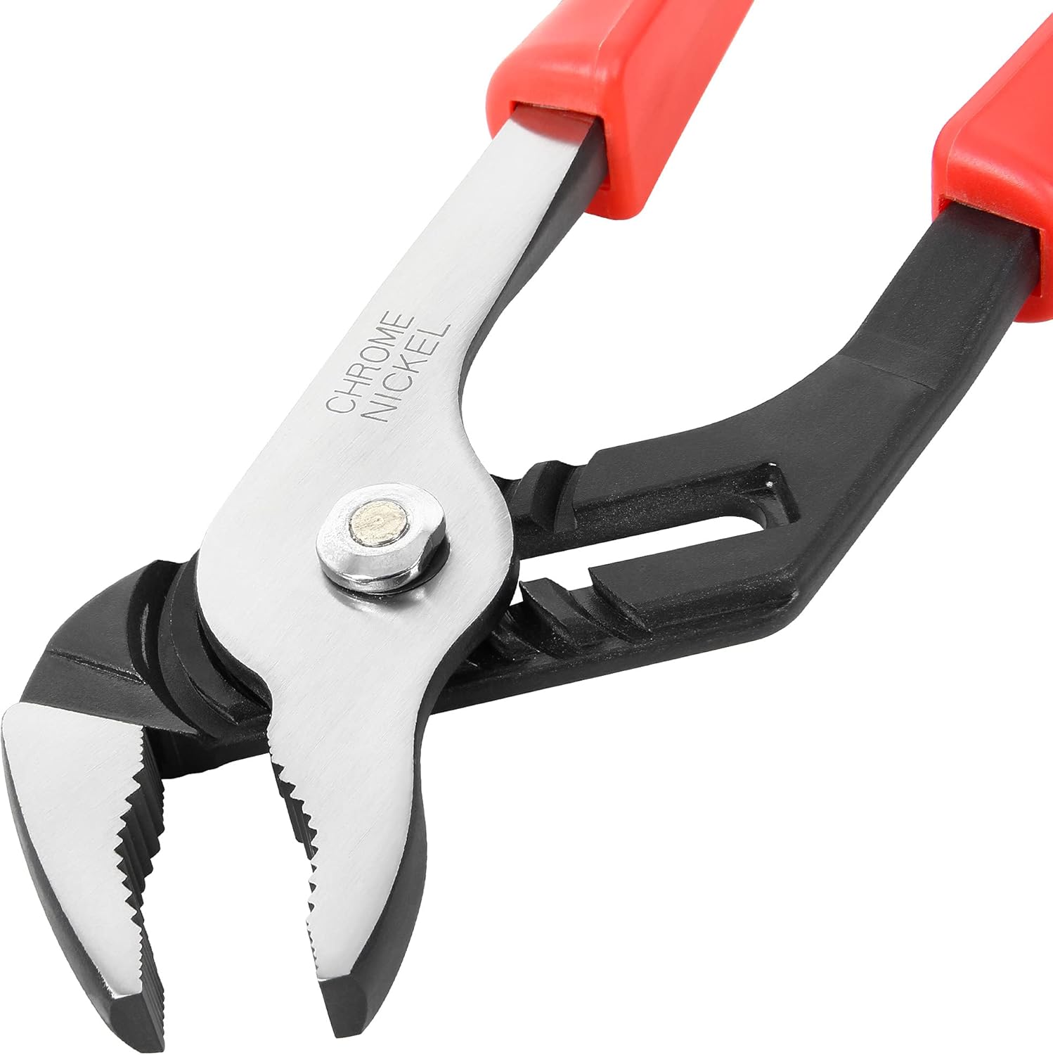 Powerbuilt 10-Inch Groove Joint Pliers, Adjustable Water Pump Pliers, Double Injection Ergonomic Handle - 640389