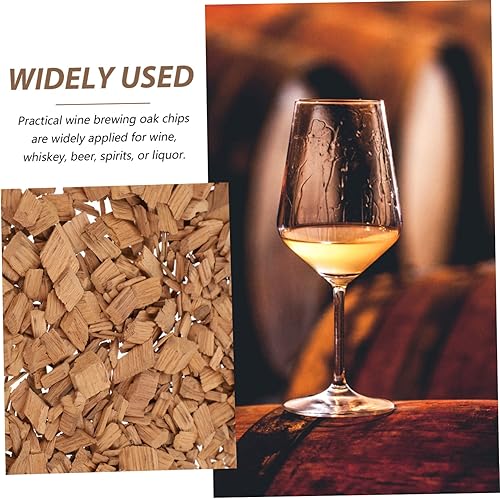 Miniatura 5 de KICHOUSE Paquete de 1 paquete de chips de roble americano, suministros de elaboración de cerveza, trozos de madera de roble, suministros para hacer