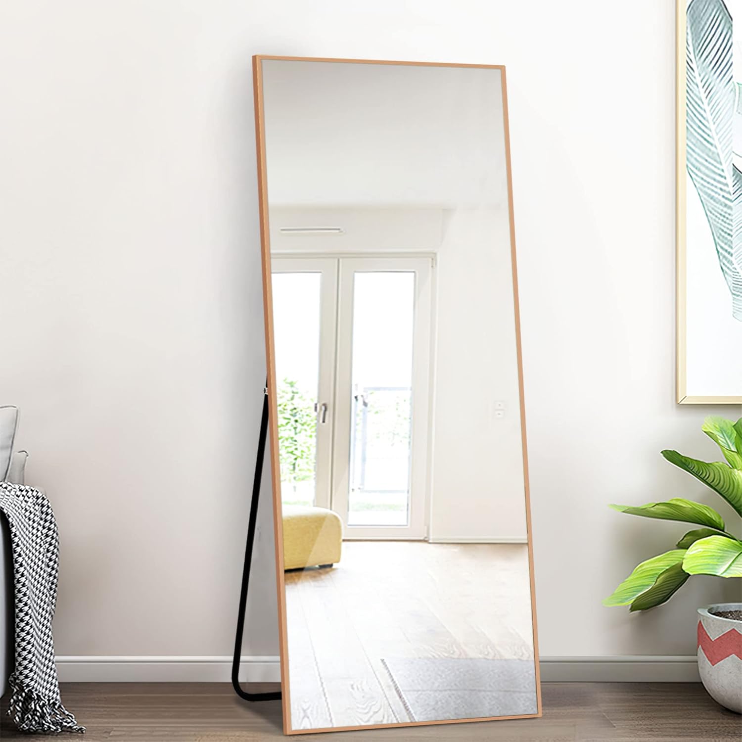 NeuType 59"x20" Full Length Mirror Gold Mirror Full Length