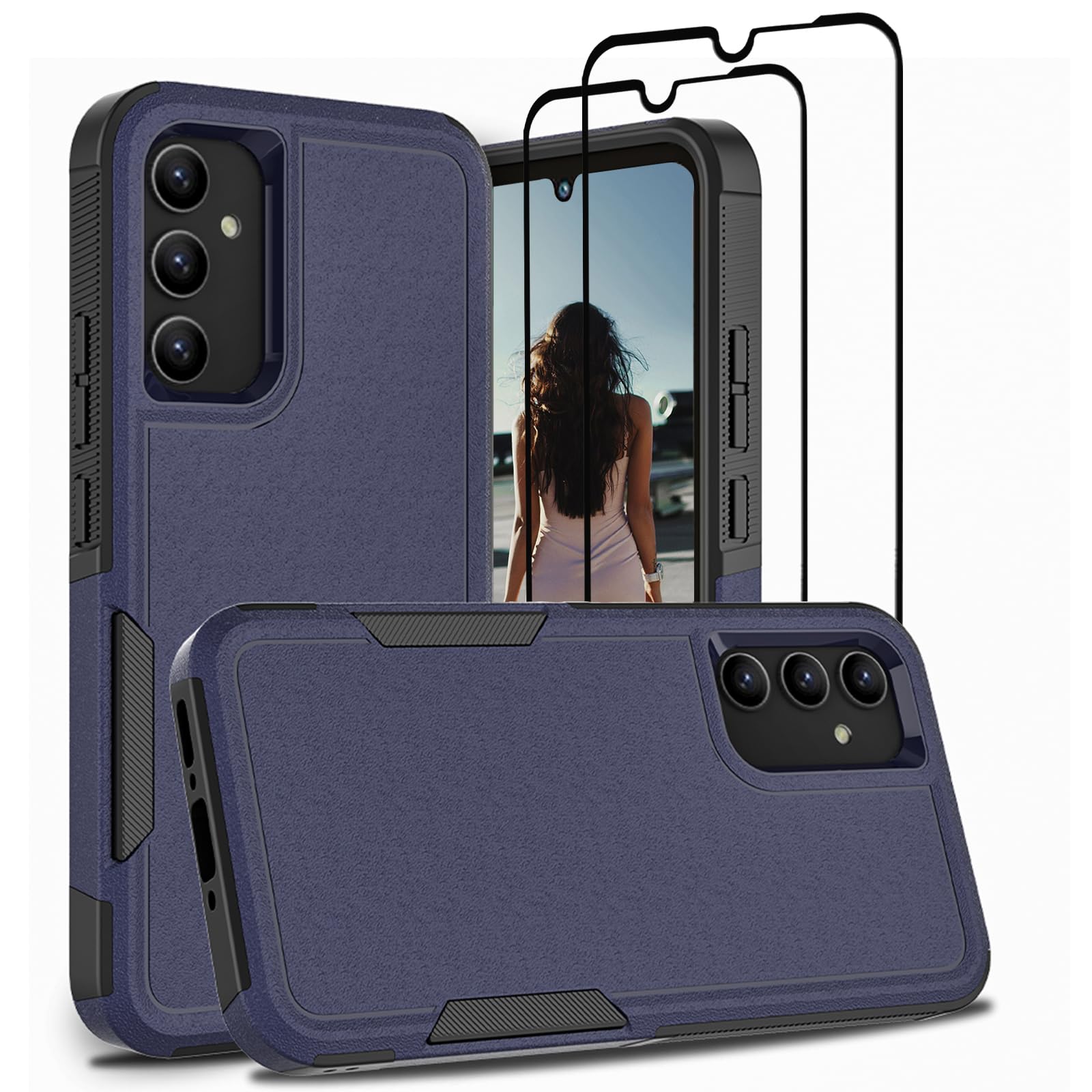 Jeylly for Samsung Galaxy A34 5G Case, Galaxy A34 5G Case Slim Fit Cover Shockproof Full Body Protective Heavy Duty Anti Scratch Matte Hard Shell for