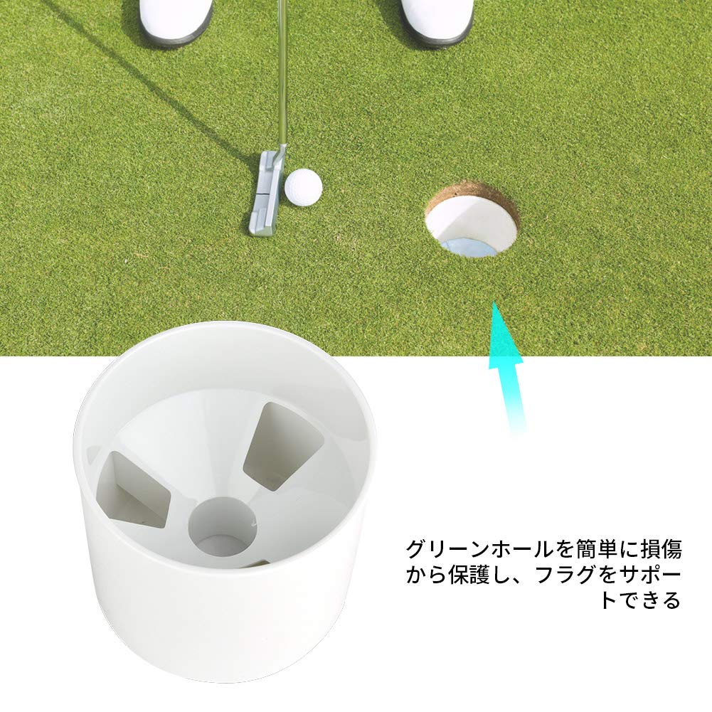 (未使用･未開封品)　ライト(LITE) ゴルフ場用品 ガーデン用 ホールカップ  M-20 og8985z LITE ゴルフ 庭 練習 ホールカップ 穴あけ 手動 ピン ホール