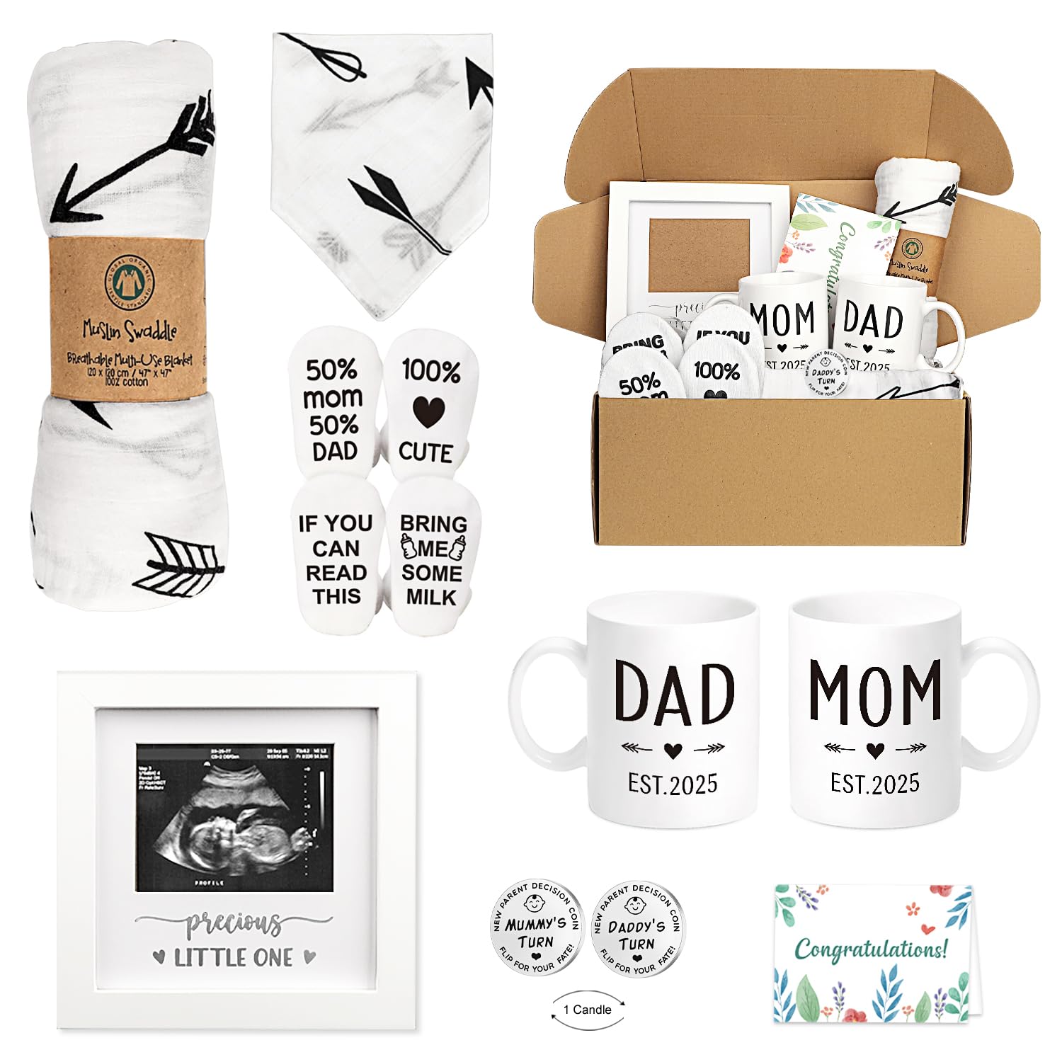 Baby Announcements Ideas Pregnancy Gifts For New Parents, New Mom