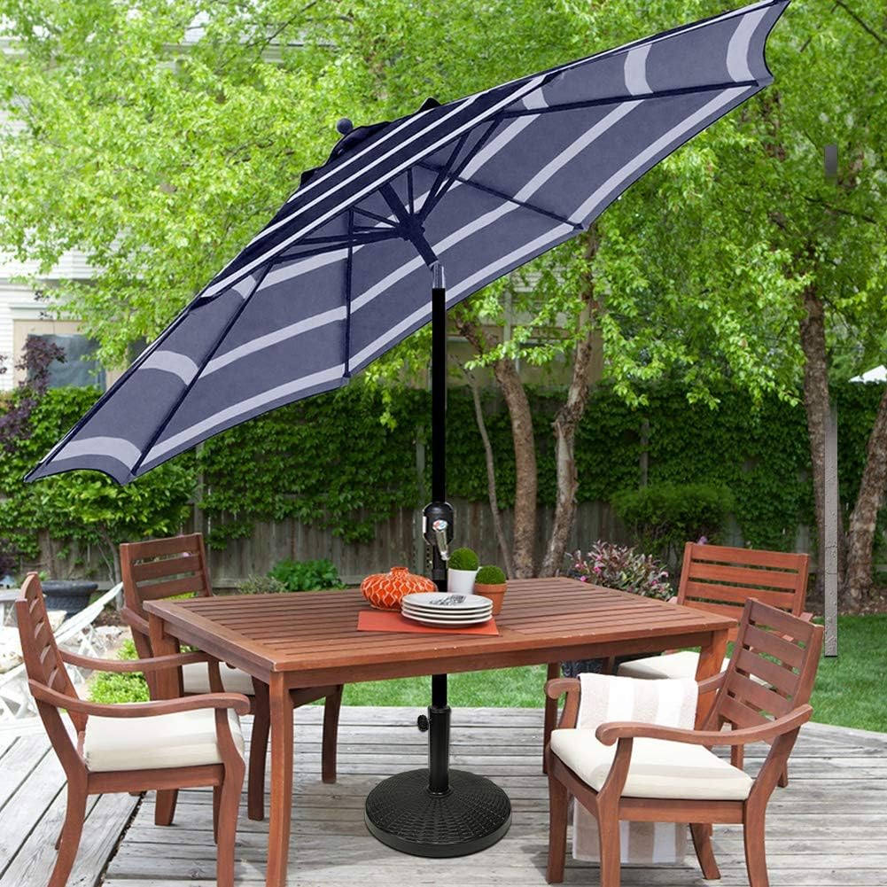 Blissun 22 lbs Heavy Duty Patio Market Umbrella Base Stand (16.5") : Patio, Lawn & Garden