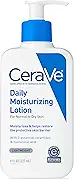 CeraVe Daily Moisturizing Lotion | 8 Ounce | Face &amp; Body Lotion for Dry Skin with Hyaluronic Acid | Fragrance Free