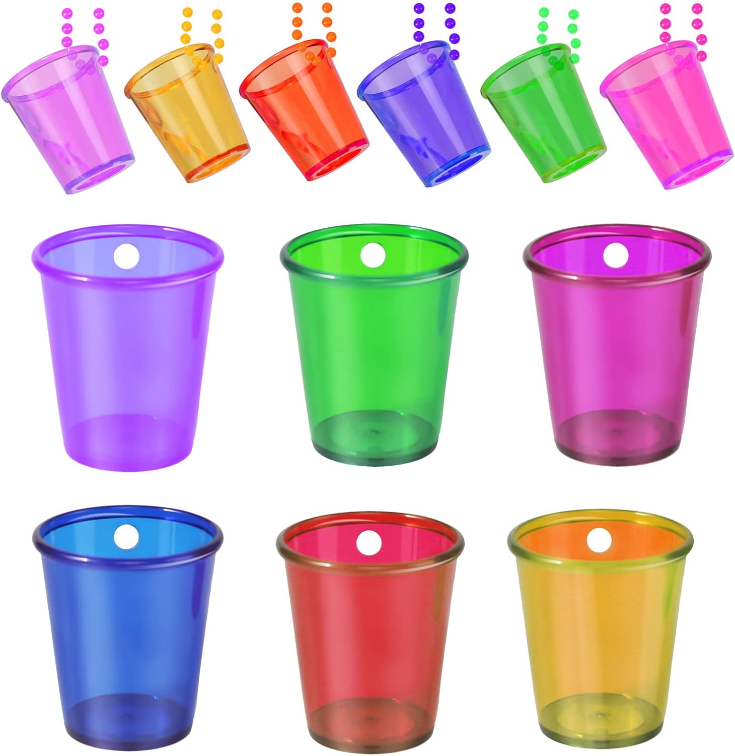 Hen Party Shot Glasses Shot Glass Necklace 12 PCS Hen Party Shot Glass